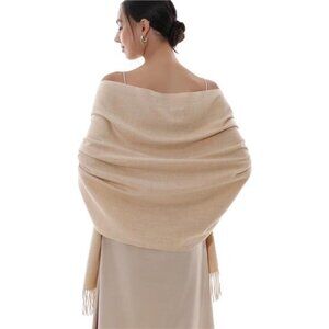 RIIQIICHY Winter Scarfs for Women Pashmina Shawls Wraps for Evening Dresses